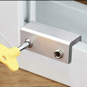 Window security lock, device, sill brake, burglar, anti theft break